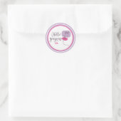 hallo prachtige Sticker voor gezichtsillustratie (Tas)