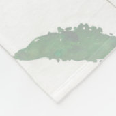 hallo prachtige Waterverf Floral roze tuinkerkiek Fleece Deken (Hoek)