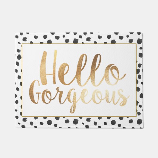 hallo Prachtige, welkome mat (Voorkant)