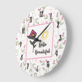 hallo prachtige  wilde bloemen en zon grote klok (Hoek)