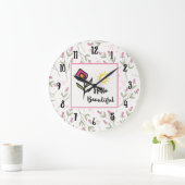 hallo prachtige  wilde bloemen en zon grote klok (Huis)