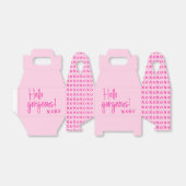 Hallo Prachtige XOXO roze chique Bedankdoosjes (Uitgevouwen)
