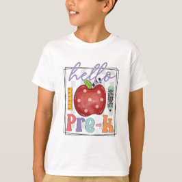 Hallo ← Pre-K, jongens of meisjes T-shirt
