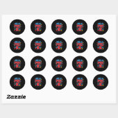 Hallo pre-k kleuterschool squad spin terug naar sc ronde sticker (Vel)