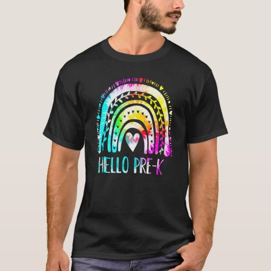 Hallo Pre K Rainbow Team T-shirt (Voorkant)