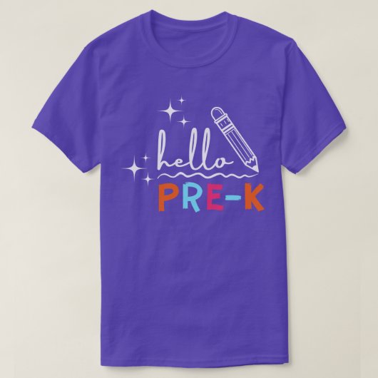 Hallo Pre K Rang 2 T-shirt (Design voorkant)
