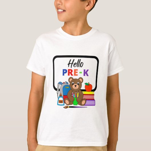 hallo Pre-K School Beer Boy T-Shirt 2 (Voorkant)