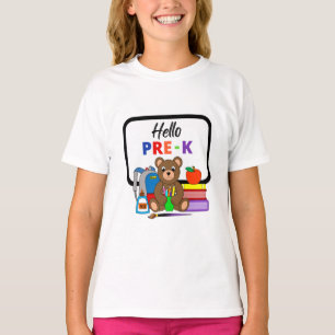 hallo Pre-K School Beer Girl's T-Shirt 2