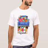 Hallo Pre K Squad Schattigee truck terug naar scho T-shirt (Voorkant)