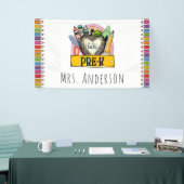 hallo Pre-k Terug naar schoolklaslokaal Spandoek (Beurs)