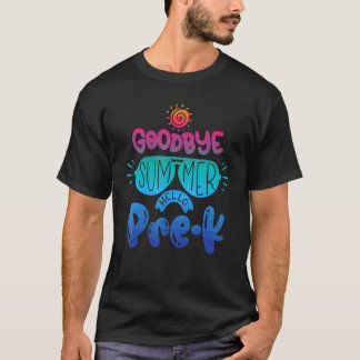 Hallo Pre K Tie Dye Voor Leraar Meisjes Jongens Te T-shirt