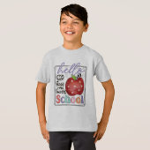 Hallo Pre-school, jongen of meisje T-shirt (Voorkant volledig)