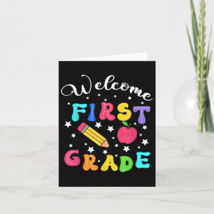 Hallo Preppy # 1e klas voor de eerste dag terug na Kaart