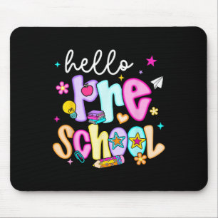 Hallo Preppy @ Preschool Terug naar school Leraren Muismat