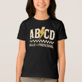 Hallo Preschool | kleuter Tri-Blend Shirt (Voorkant)