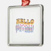 hallo Preschool Metalen Ornament (Links)
