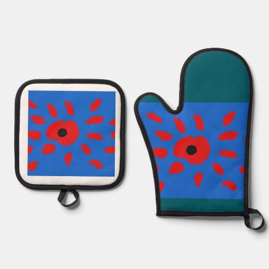 Hallo proppy ovenwant & pannenlap set (Voorkant)