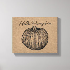 Hallo Pumpin Canvas Afdruk