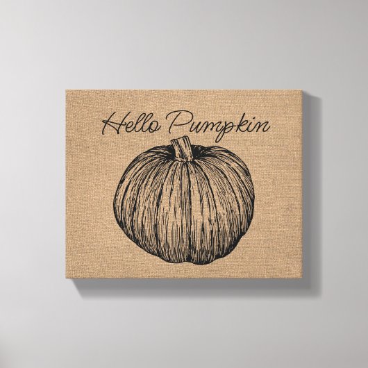 Hallo Pumpin Canvas Afdruk (Voorkant)