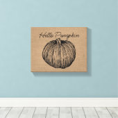 Hallo Pumpin Canvas Afdruk (Insitu (Houten vloer))