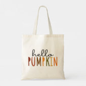 hallo Pumpkin-Canvas tas (Achterkant)