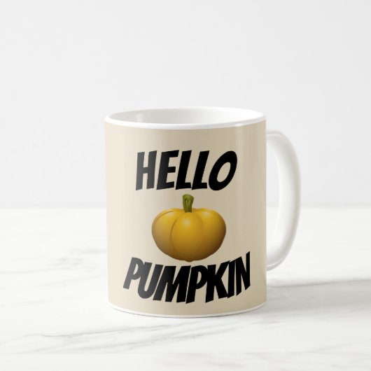hallo PUMPKIN Coffee Mugs Koffiemok (Voorkant rechts)