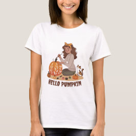 hallo Pumpkin Happy Halloween T-shirt