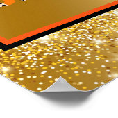 hallo Pumpkin Herfst Autumn past Tekst en Kleur aa Poster (Hoek)