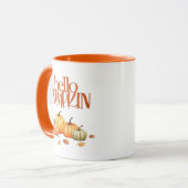 Hallo Pumpkin Herfst Coffee Mok (Voorkant links)