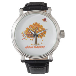 hallo Pumpkin Herfst – Cosy Autumn Far Horloge
