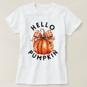 Hallo Pumpkin Herfst Harvest Joy T-shirt