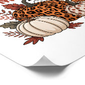 hallo Pumpkin Herfst herfst Poster (Hoek)