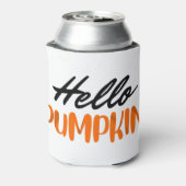 hallo Pumpkin Herfst Season Autumn Blikjeskoeler (Blikje Achterkant)