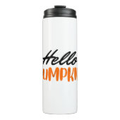 hallo Pumpkin Herfst Season Autumn Thermosbeker (Voorkant)