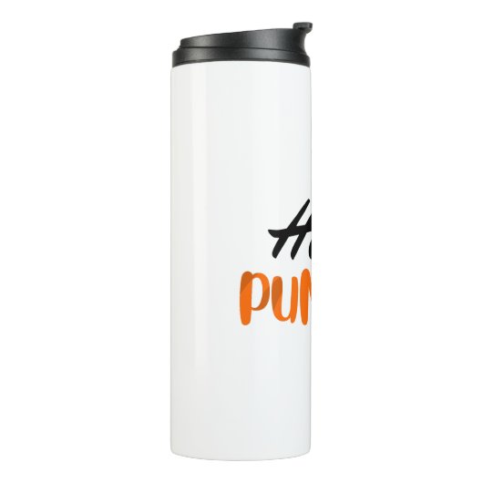 hallo Pumpkin Herfst Season Autumn Thermosbeker (Gedraaid links)