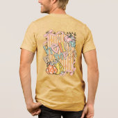 Hallo Pumpkin Herfst seizoen Tri-Blend Shirt (Achterkant)