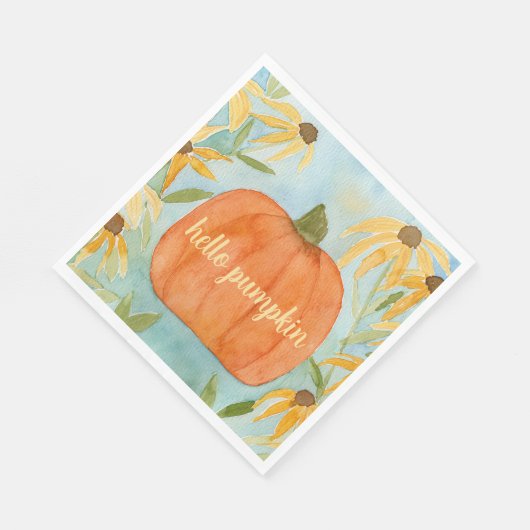 hallo Pumpkin-Herfst Servet (Hoek)