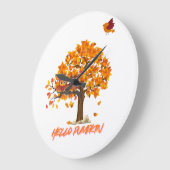 hallo Pumpkin Herfst Sierkussen – Gezellige herfst Grote Klok (Hoek)