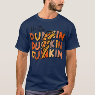 hallo Pumpkin Lightning Bolt Herfst herfst T-shirt