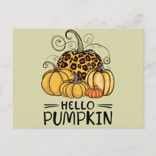 Hallo Pumpkin Lover Herfst Seizoen Herfst Thanksgi Feestdagenkaart