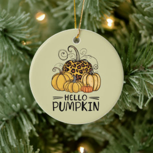Hallo Pumpkin Lover Herfst Seizoen Herfst Thanksgi Keramisch Ornament