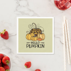 Hallo Pumpkin Lover Herfst Seizoen Herfst Thanksgi Servet