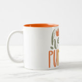 hallo Pumpkin-Mok Tweekleurige Koffiemok (Links)