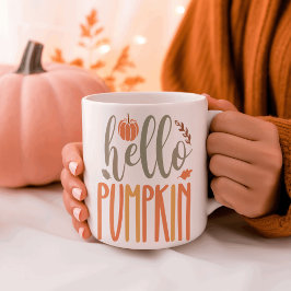 hallo Pumpkin-Mok Tweekleurige Koffiemok