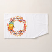 "Hallo Pumpkin!" Najaar Wreath Bathroom Towel Set Bad Handdoek (Handdoek)