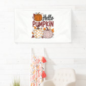 Hallo Pumpkin Png, Herfst Vibes Spandoek (Insitu)