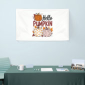 Hallo Pumpkin Png, Herfst Vibes Spandoek (Beurs)