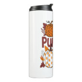 Hallo Pumpkin Png, Herfst Vibes Thermosbeker (Gedraaid links)