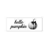 Hallo Pumpkin Rubber Stamp Rubberstempel (Afrduk)