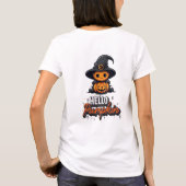 Hallo Pumpkin Schattige Halloween T-shirt (Achterkant)